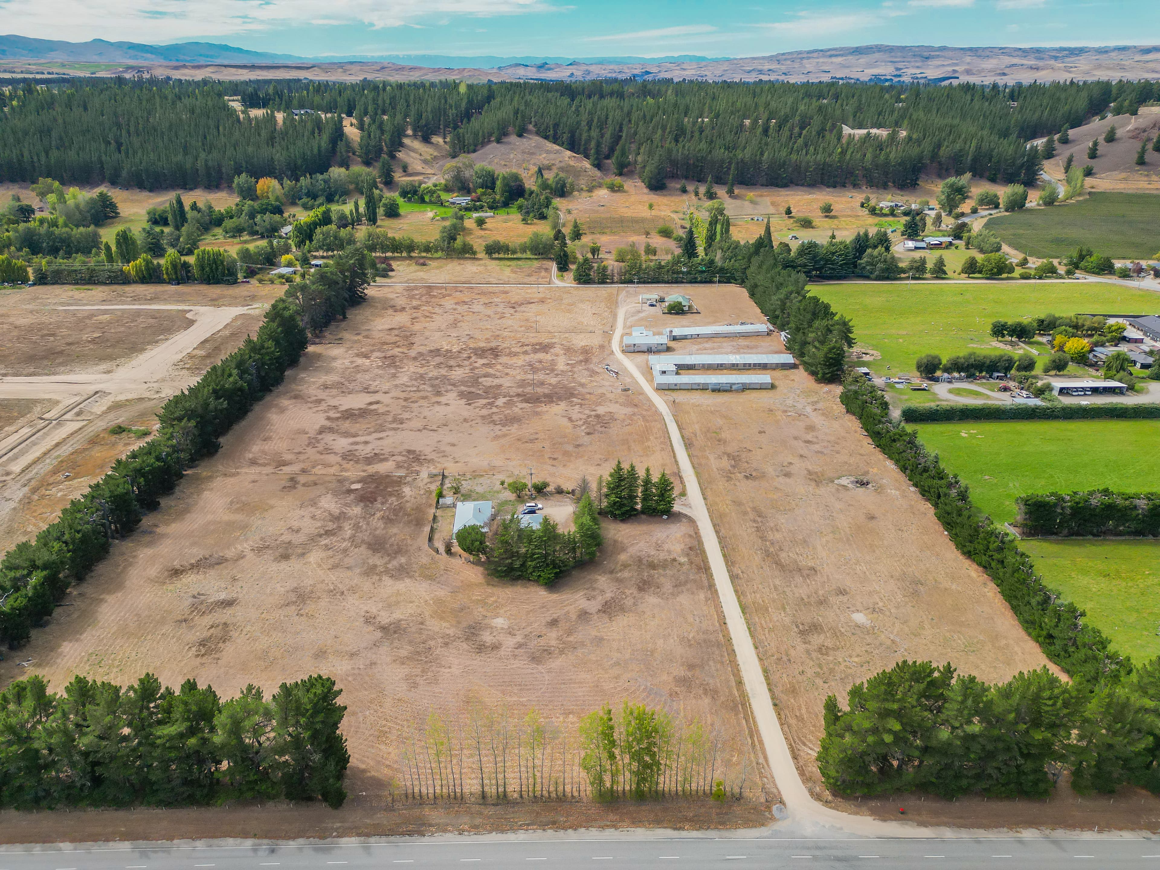 Aerial view of Dunstan Common site, Alexandra