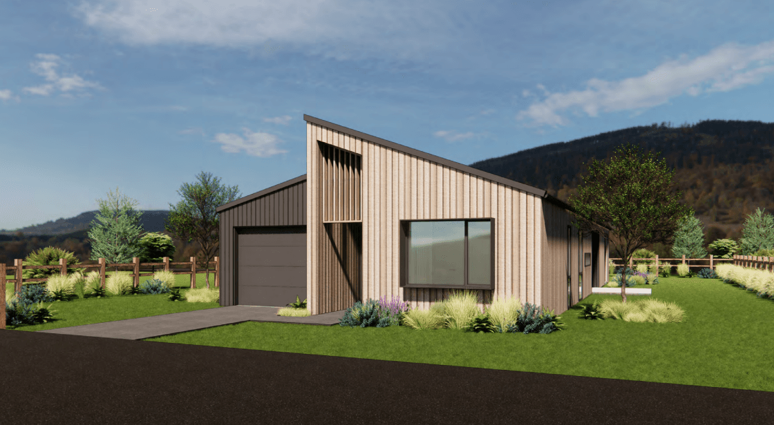 Floorplan for 2 Bed South Entry