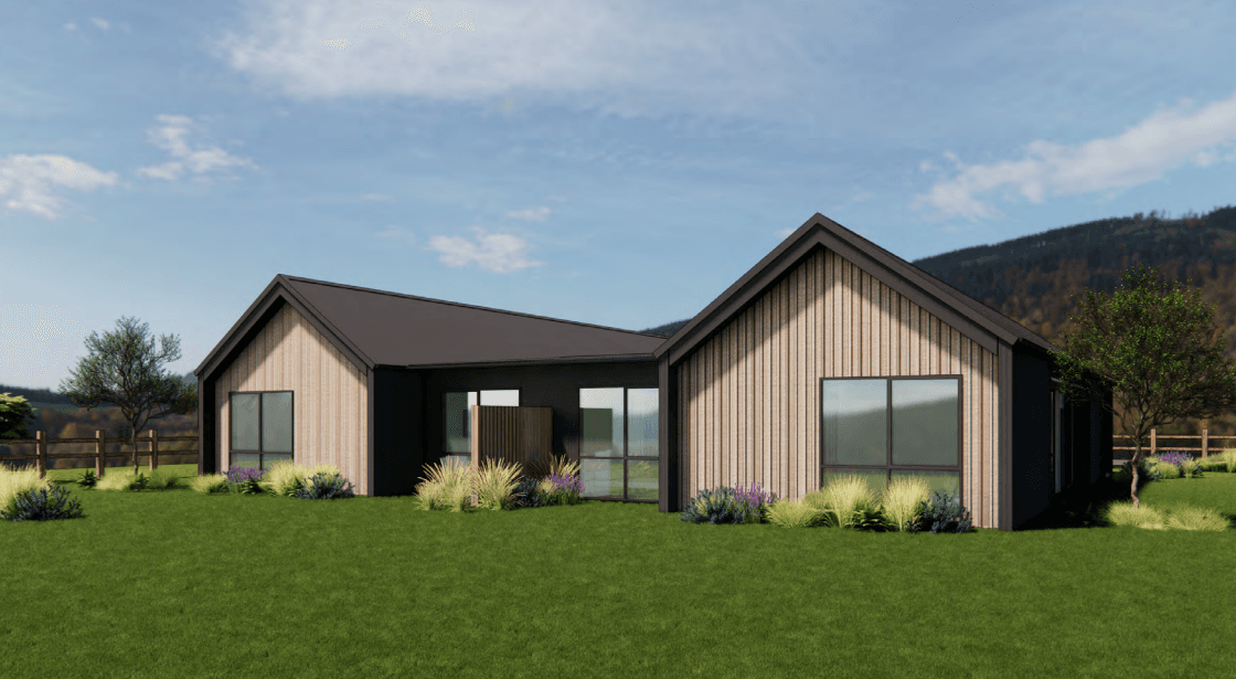 Floorplan for 2 Bed North Entry Duplex